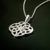 Sterling Silver 4 Trinity Knot Pendant