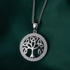 Sterling Silver Cubic Zirconia Tree Of Life Pendant