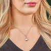 Sterling Silver Half Pearl Trinity Knot Pendant