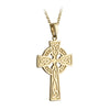10K Yellow Gold Small Double Sided Cross Pendant