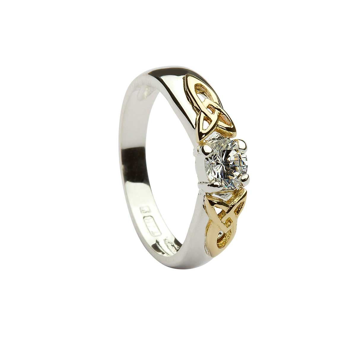 Celtic Knot Wedding Ring YL Celtic Knot Infinity Ring For Women Celtic Knot Wedding Ring YL Celtic Knot Infinity Ring For Women