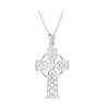 Sterling Silver Celtic Cross Double Sided Pendant
