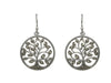 Sterling Silver Celtic Marcasite Tree of Life Earrings