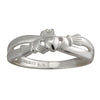Sterling Silver Claddagh Kiss Ring