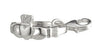 Sterling Silver Claddagh Ring L Catch Charm