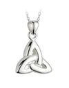 Sterling Silver Double Sided Trinity Knot Pendant