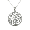 Sterling Silver Large Marcasite Celtic Tree of Life Pendant