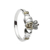 Sterling Silver Marcasite Claddagh Ring