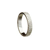 White Gold 14K Trinity Knot Patterned Narrow Ring