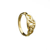 Yellow Gold 10K Double Celtic Trinity Knot Ring