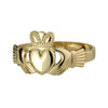 Yellow Gold14K Heavy Maids Claddagh Ring